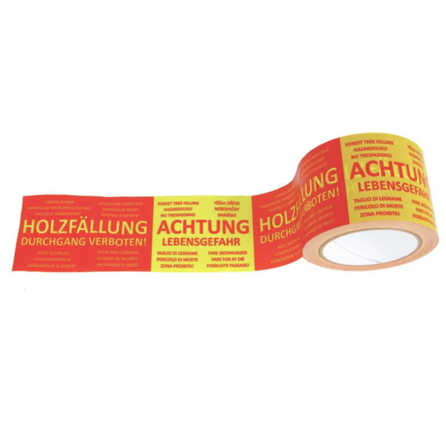 Absperrband - Achtung Holzfällung - 100 m