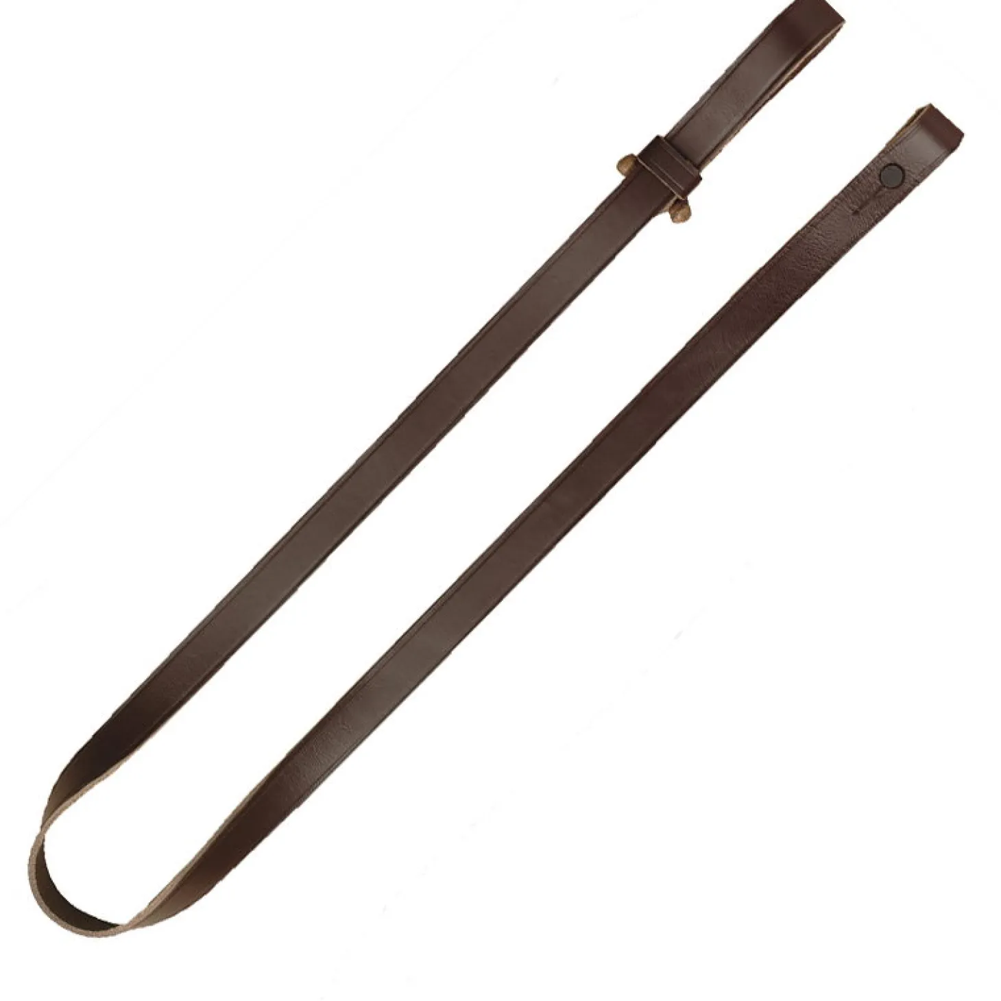 AKAH Gewehrriemen Leder mit Knebel