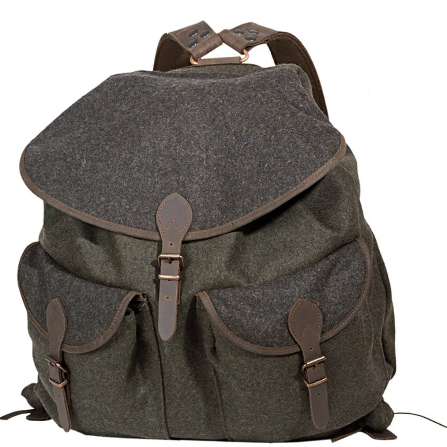 AKAH Loden Rucksack (grün/grau)