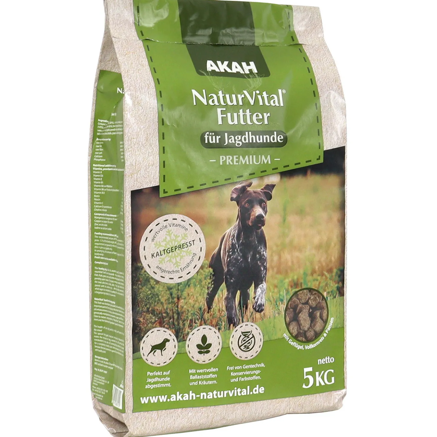 Akah NaturVital® Trockenfutter für Jagdhunde