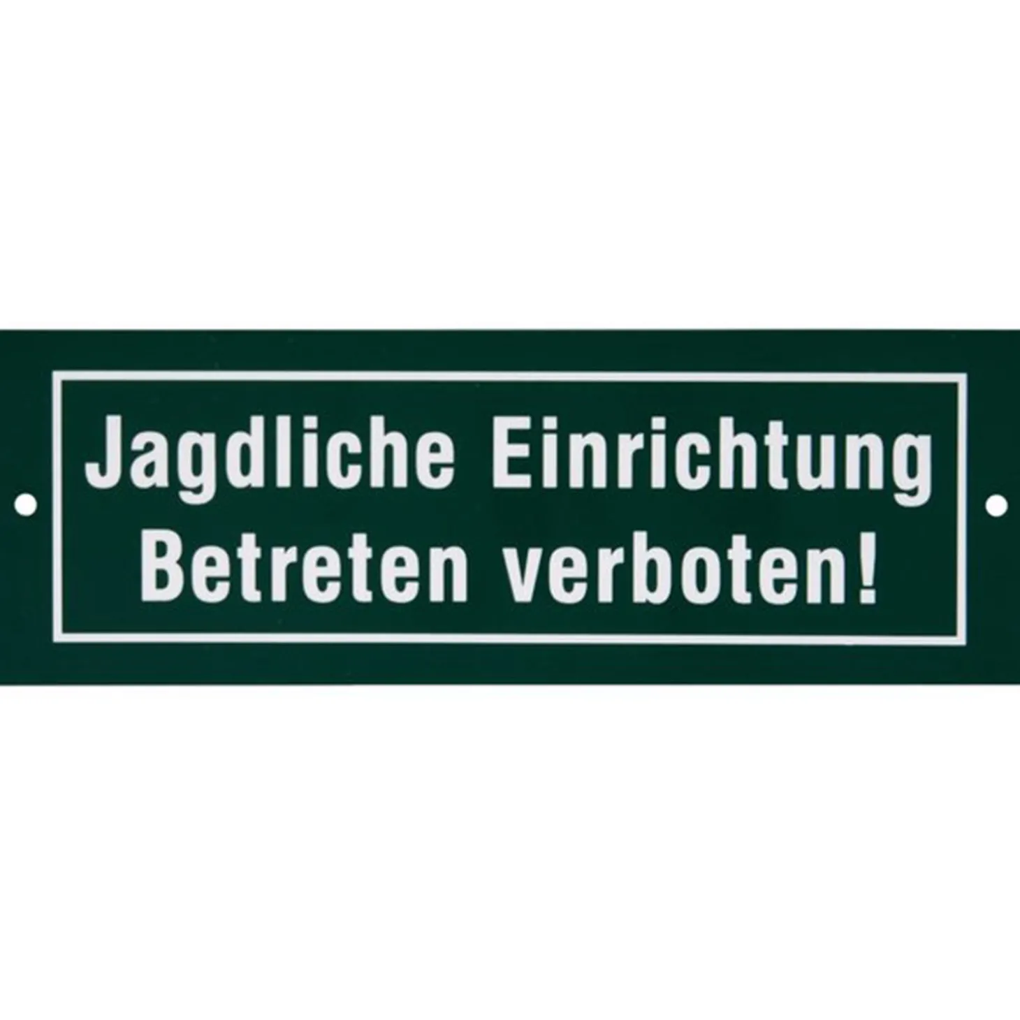 Akah Schild Jagdliche Einrichtung - Betreten verboten!