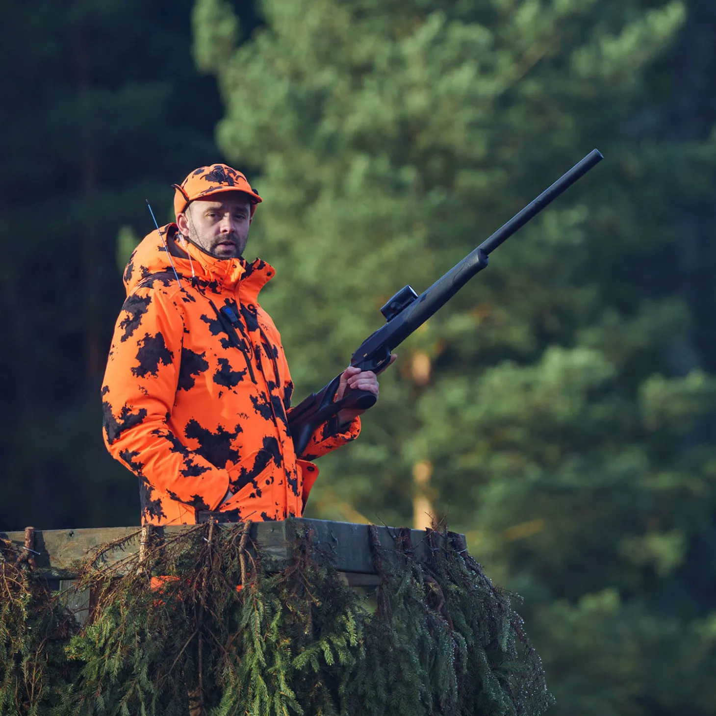 Blaser Cap Insulated (Blaze Orange Camo)