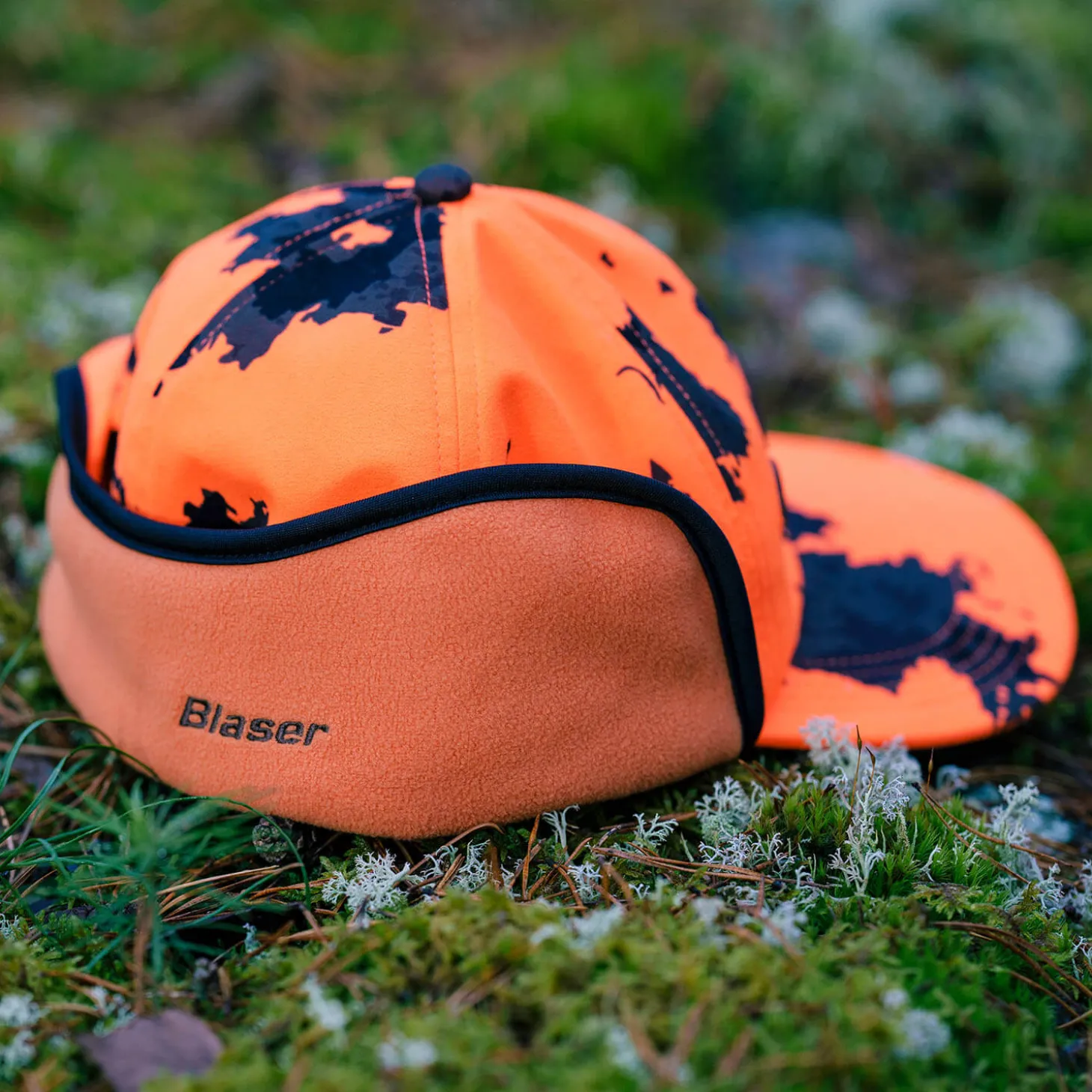Blaser Cap Insulated (Blaze Orange Camo)
