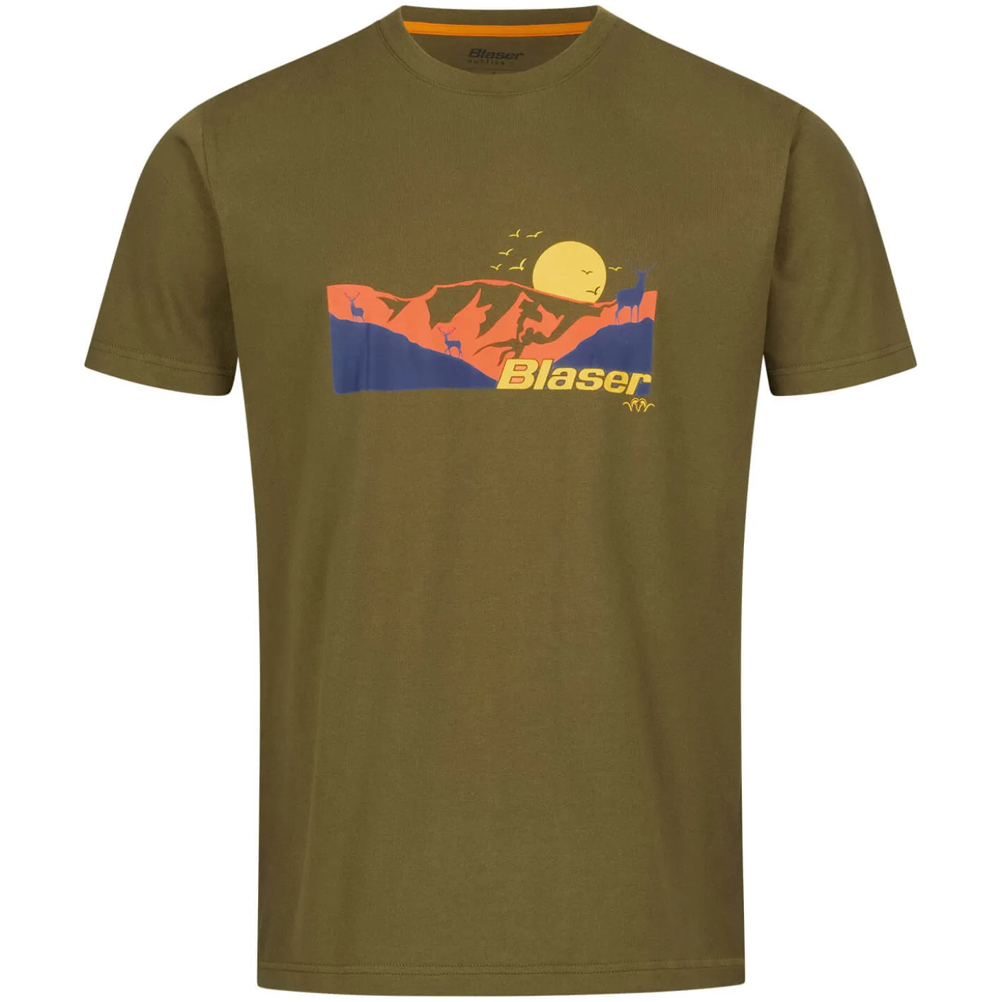 Blaser T-Shirt Allgäu Mountain (Oliv)
