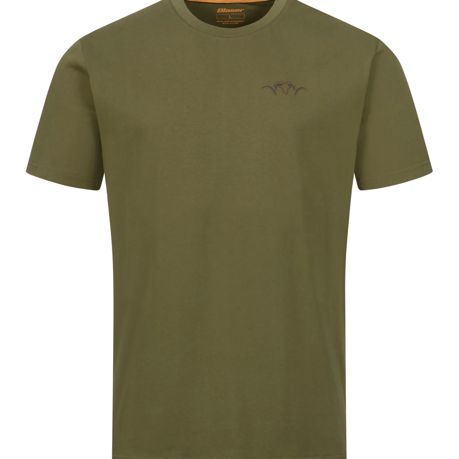 Blaser T-Shirt Argali Badge 26 (Dark Olive)