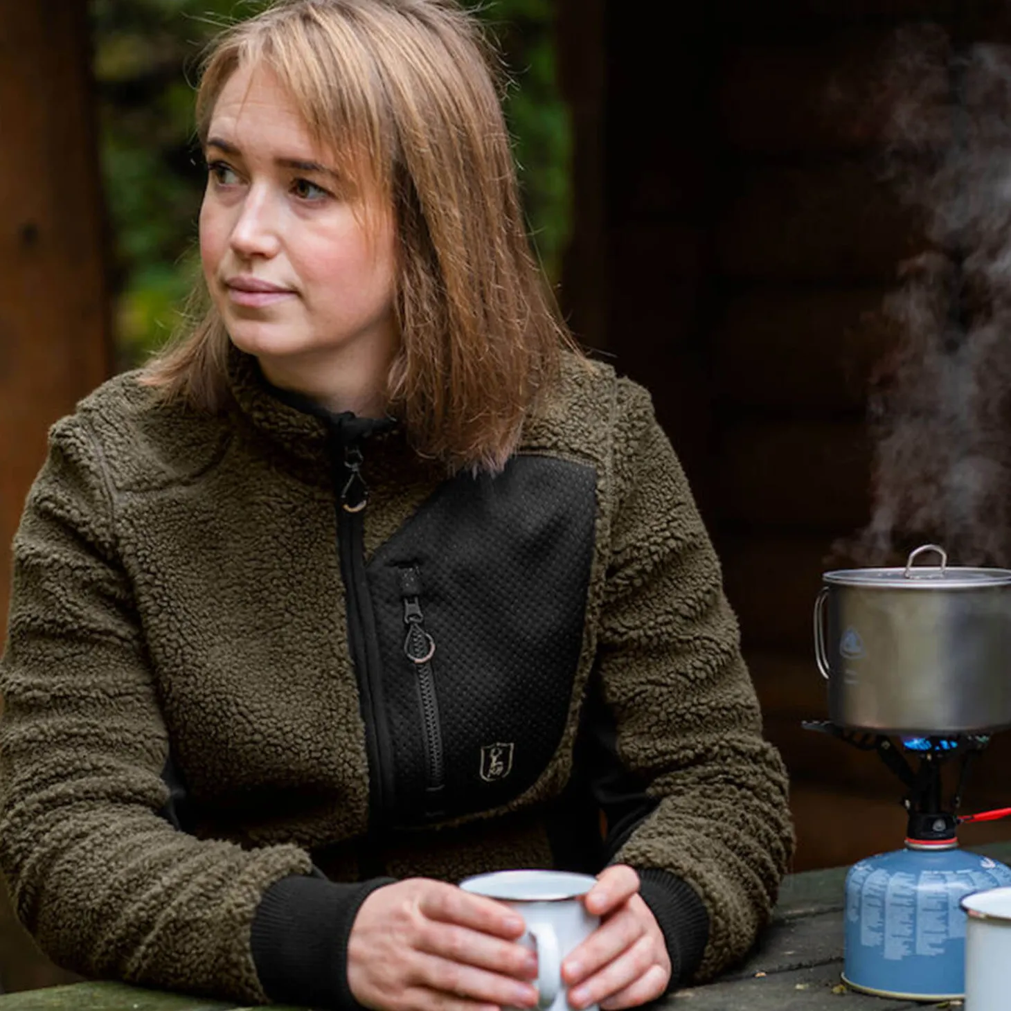 Deerhunter Faserpelzjacke Lady Roja (Adventure Green)