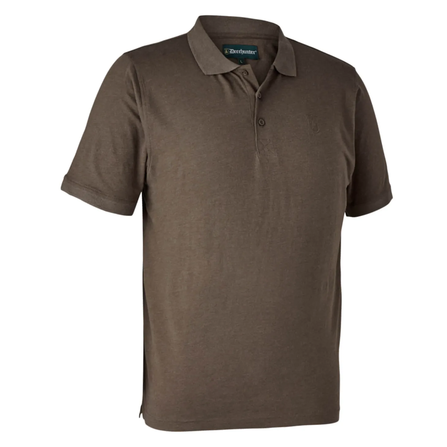 Deerhunter Polohemd Gunnar (Brown melange)