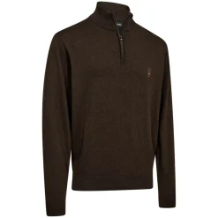 Deerhunter Strickpullover Half-Zip Harrington (Brown)