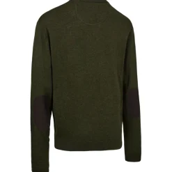 Deerhunter Strickpullover Harrington mit V-Kragen (Grün)