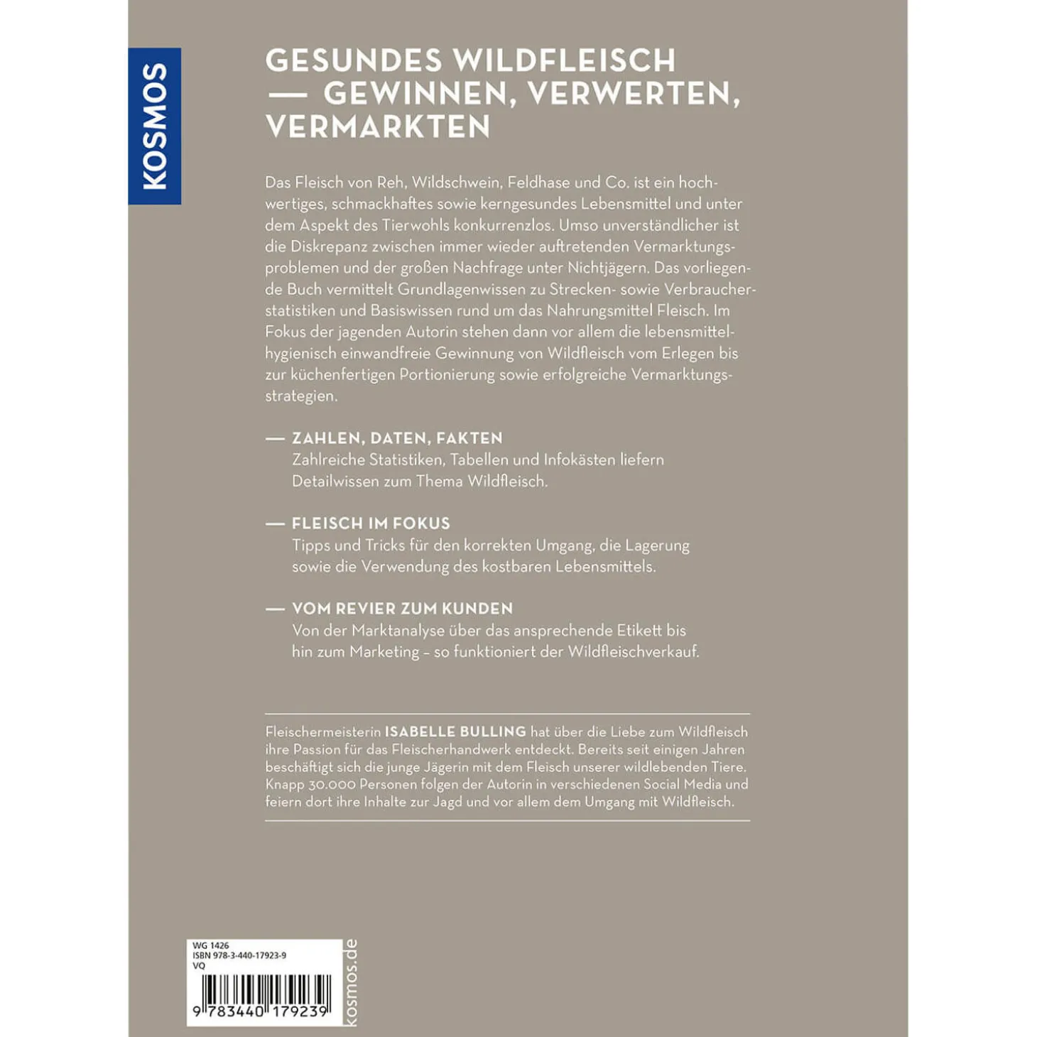 Erlegen-versorgen-vermarkten - Buch - Isabelle Bulling
