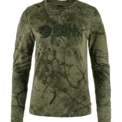 Fjällräven Damen LS-Shirt Värmland Wool (Green Camo)