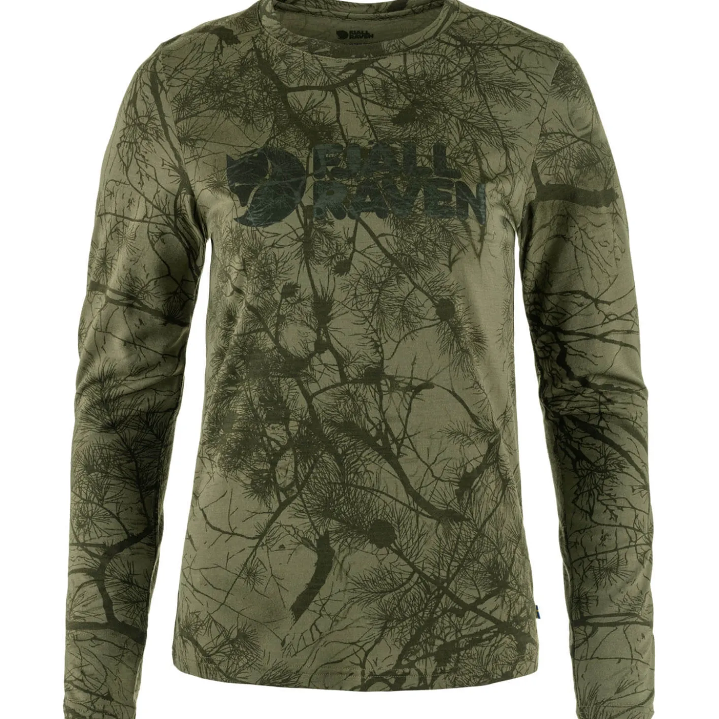 Fjällräven Damen LS-Shirt Värmland Wool (Green Camo)