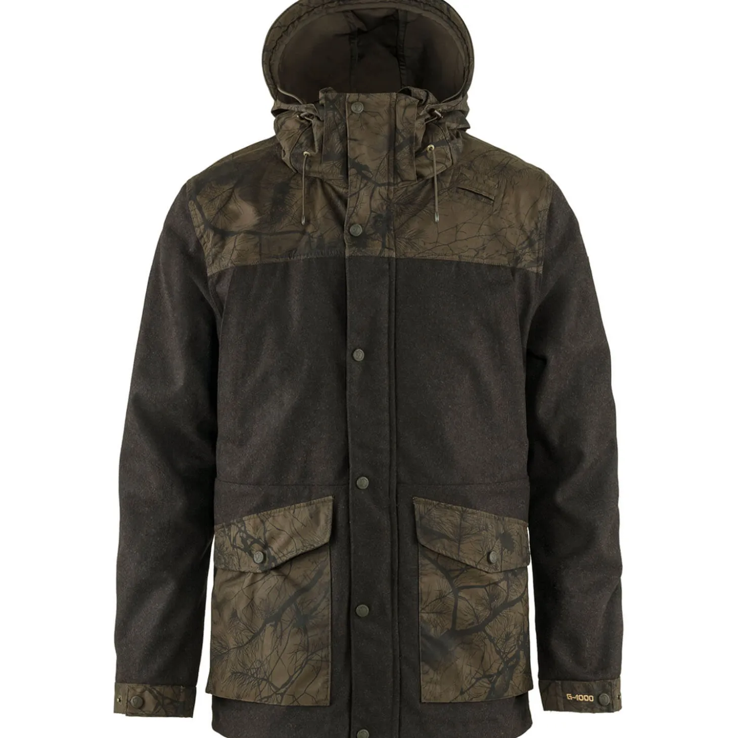 Fjällräven Jagdjacke Värmland Wool (Dark Olive/Camo)