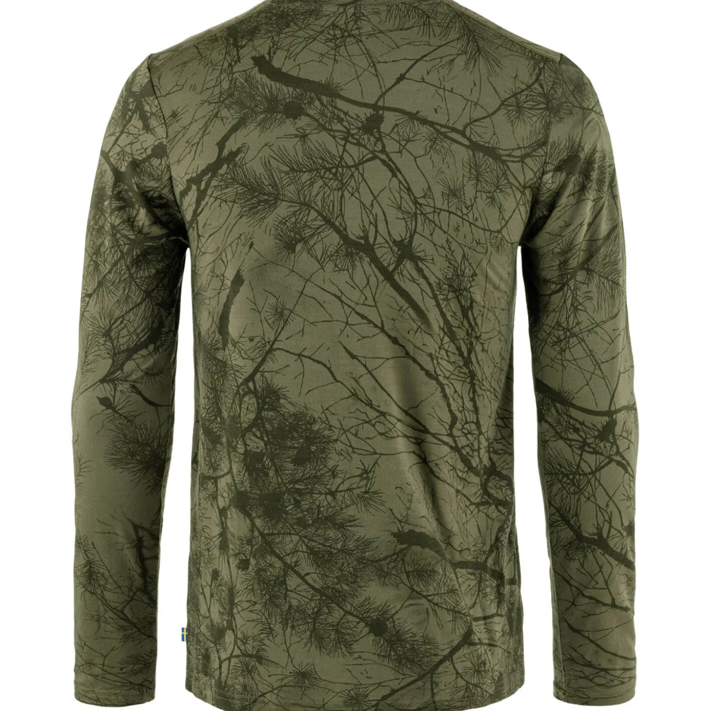 Fjällräven Langarmshirt Värmland Wool (Green Camo)