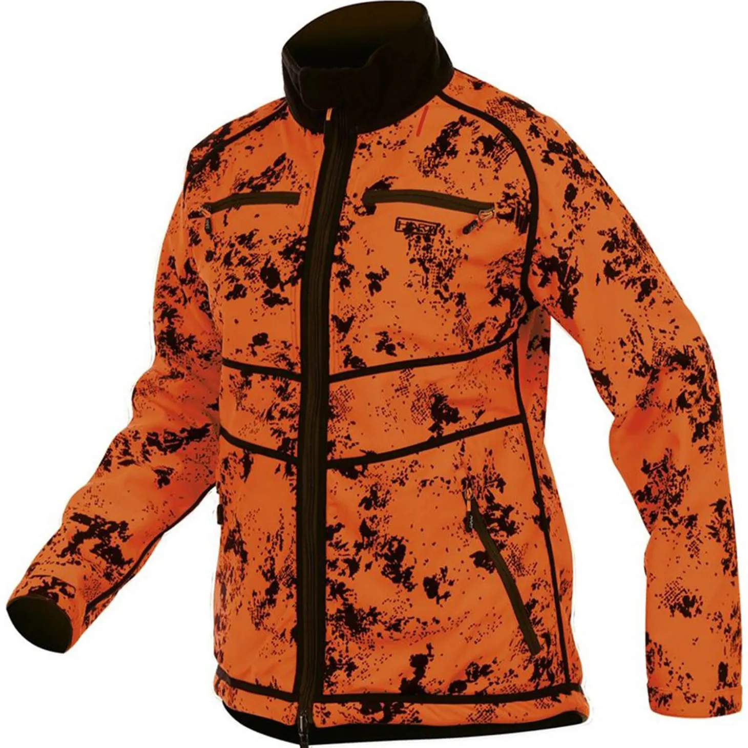 Hart Damen Wende-Softshelljacke Tulsa-S (Dark Olive/HV-Camo)