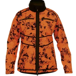 Hart Damen Wende-Softshelljacke Tulsa-S (Dark Olive/HV-Camo)