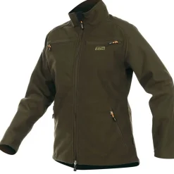 Hart Damen Wende-Softshelljacke Tulsa-S (Dark Olive/HV-Camo)