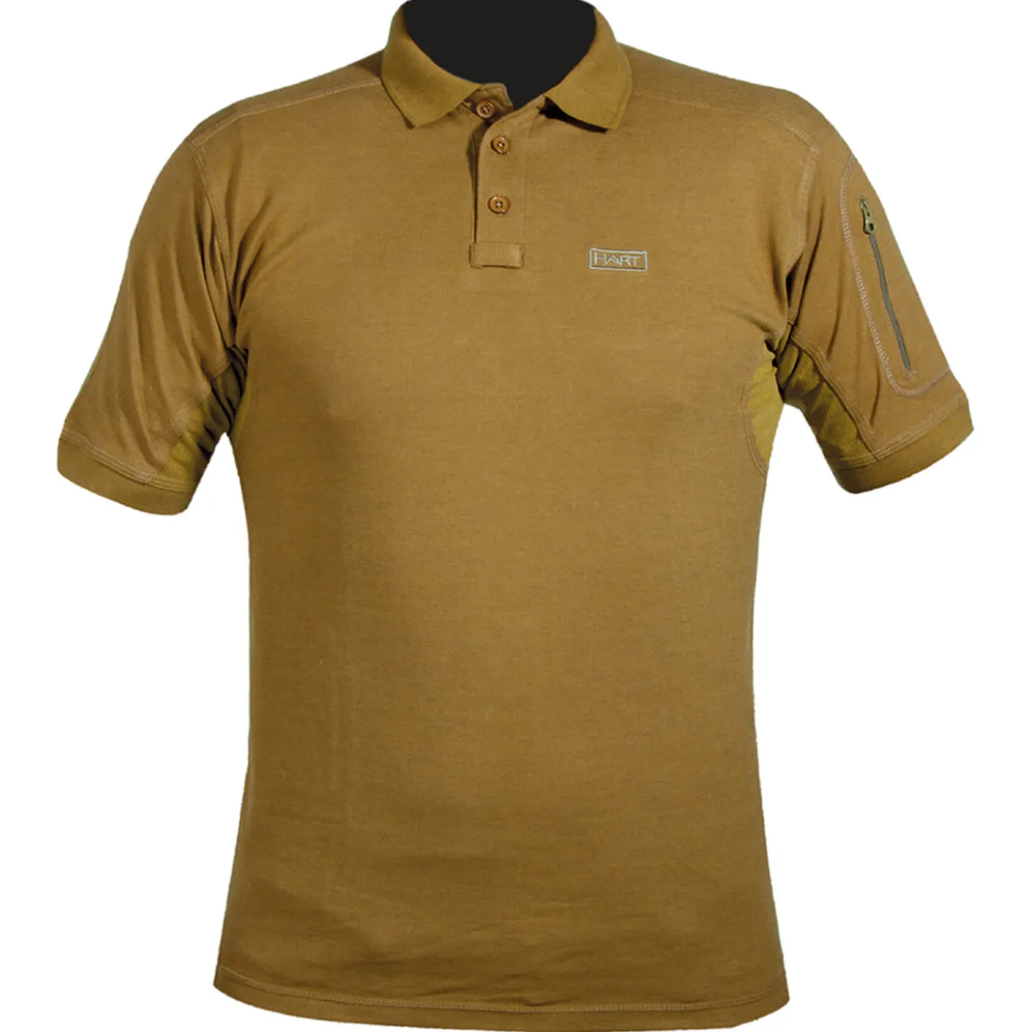 Hart Poloshirt Ivory (Braun)