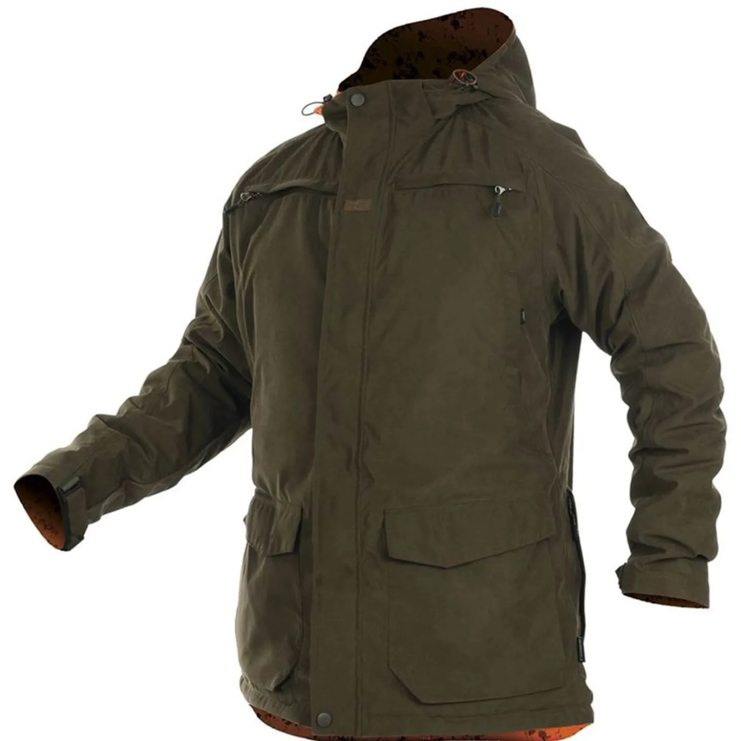 Hart Wende-Winterjacke Taunus 3R-J (Dark Olive/HV Camo)