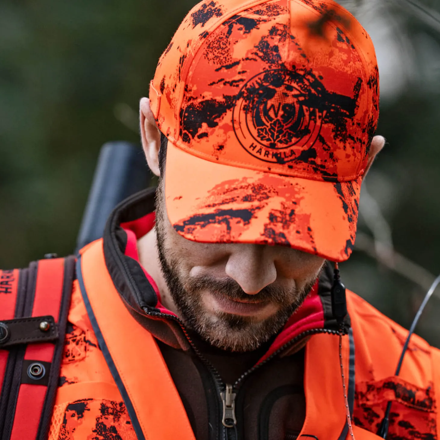 Härkila Cap Wildboar Pro Blaze Camo (AXIS MSP Orange)