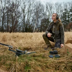 Härkila Damen-Fleecejacke Vilja (Willow Green/Shadow Grey)