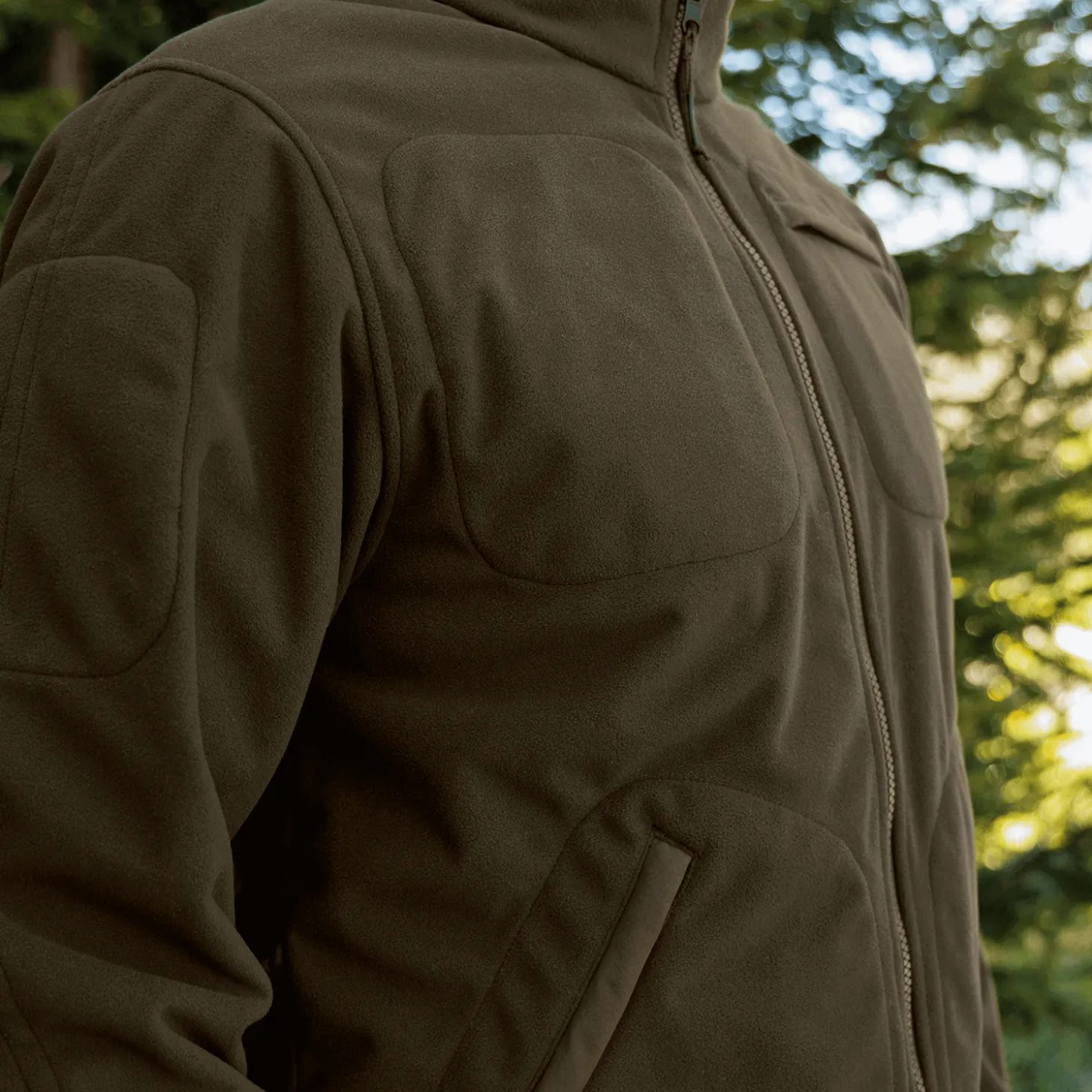 Härkila Fleece-Wendejacke Kamko Blaze (Orange/Grün)