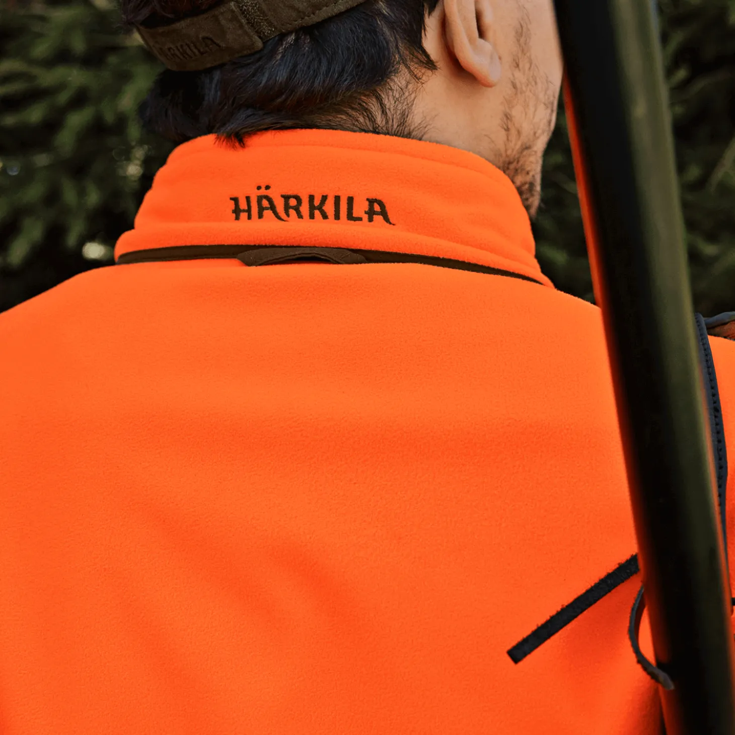 Härkila Fleece-Wendejacke Kamko Blaze (Orange/Grün)
