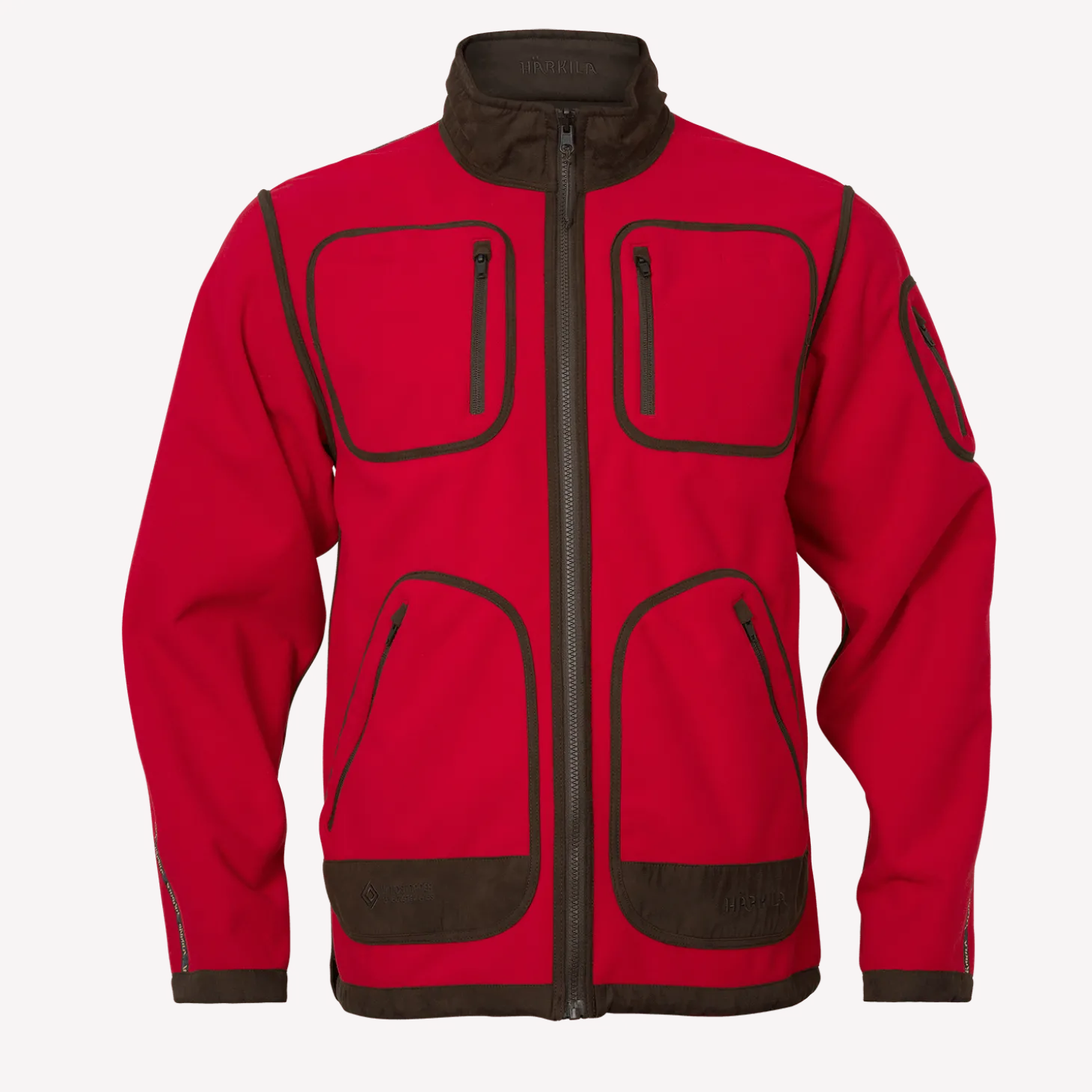 Härkila Fleece-Wendejacke Kamko Regal (Rot/Braun)