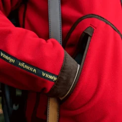 Härkila Fleece-Wendejacke Kamko Regal (Rot/Braun)