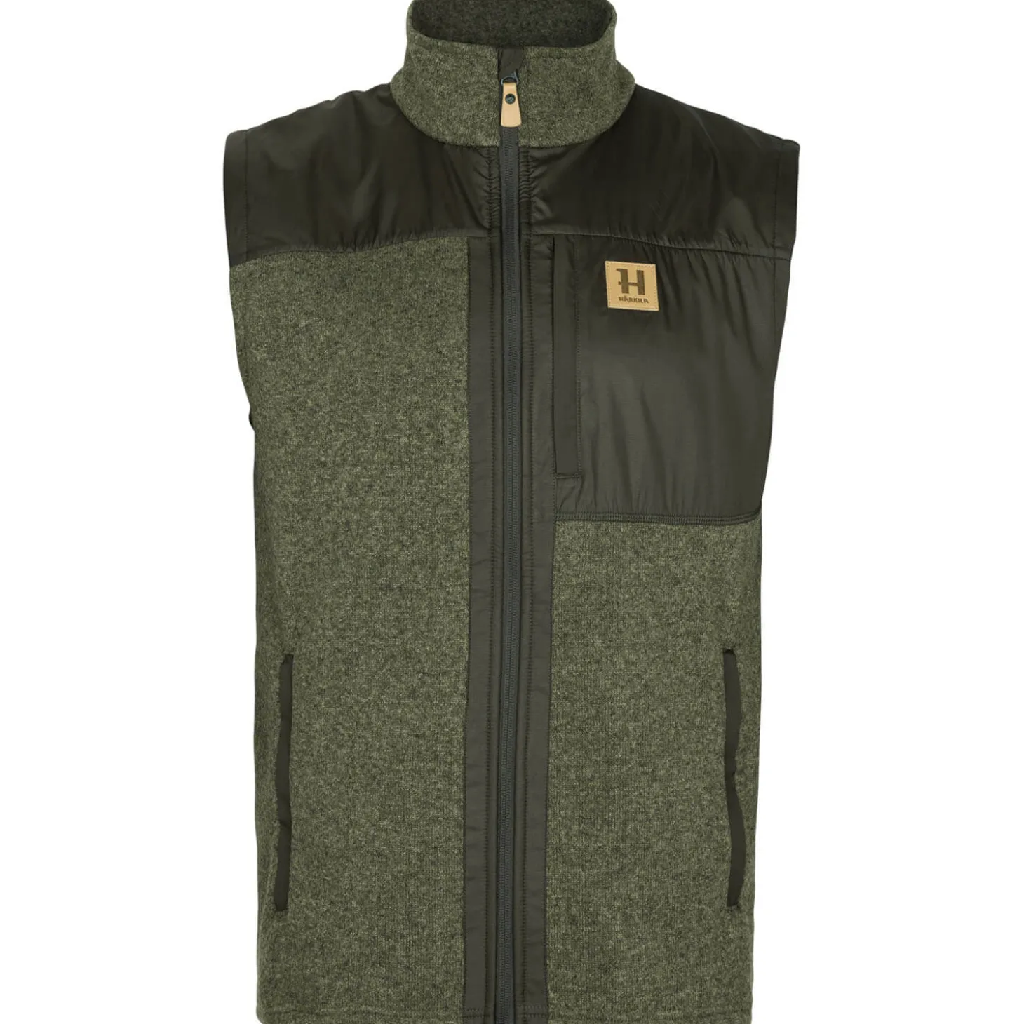 Härkila Fleeceweste Kalix (Willow Green/Shadow brown)
