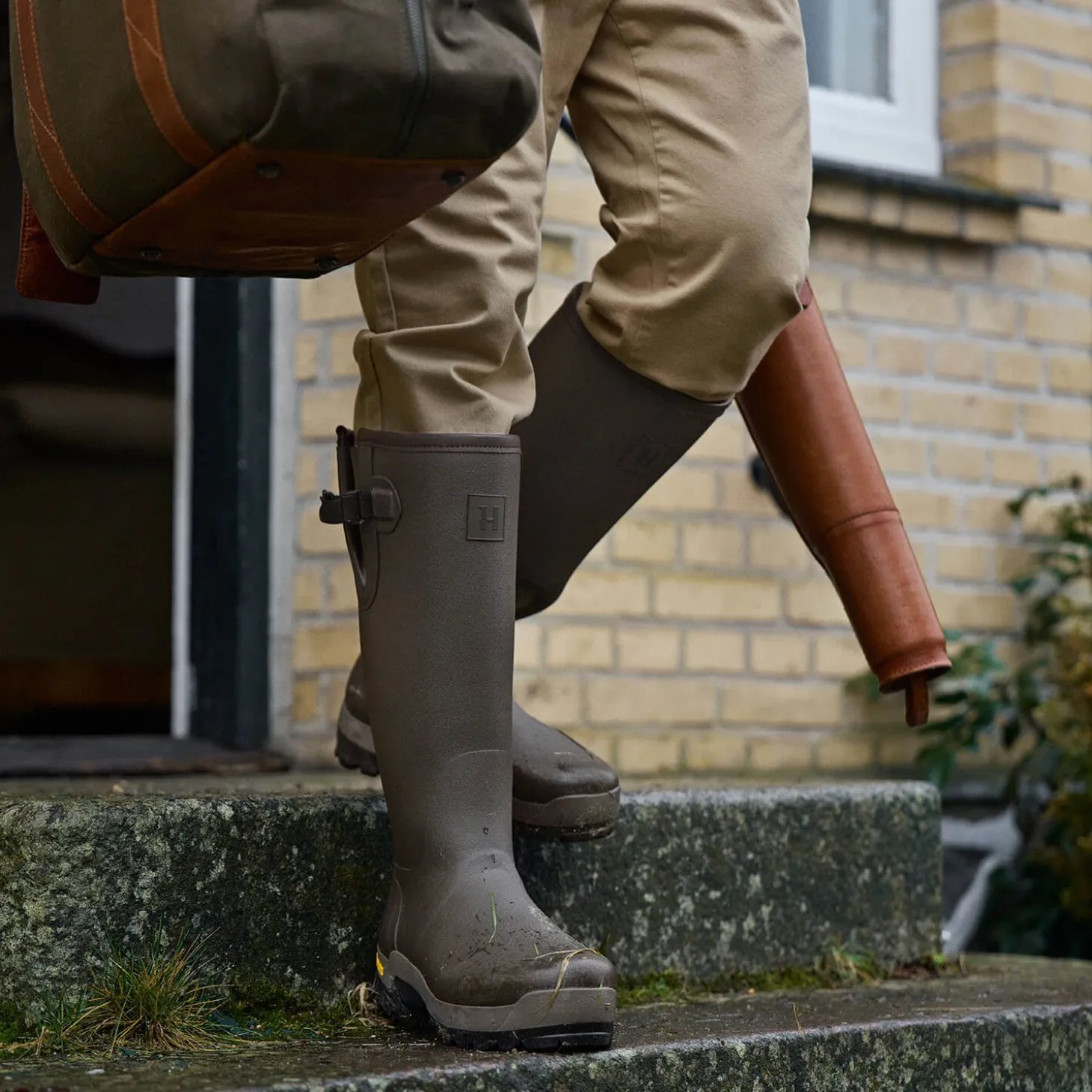 Härkila Gummistiefel Forester Gusset (Dark Willow Green)