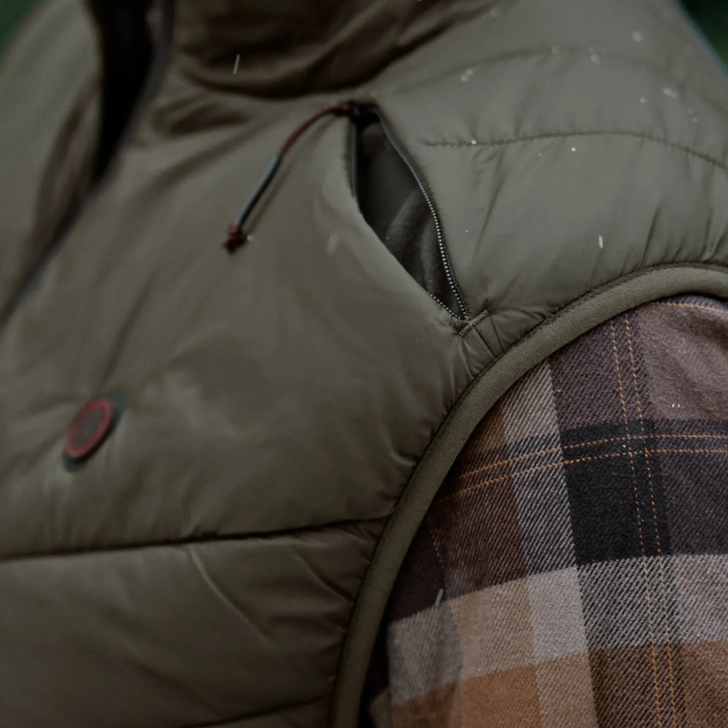 Härkila Heizweste Heat Insulated (Willow Green/Shadow Brown)