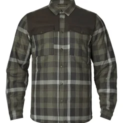Härkila Hemdjacke Asmund Wool Insulated (Green/Phantom)