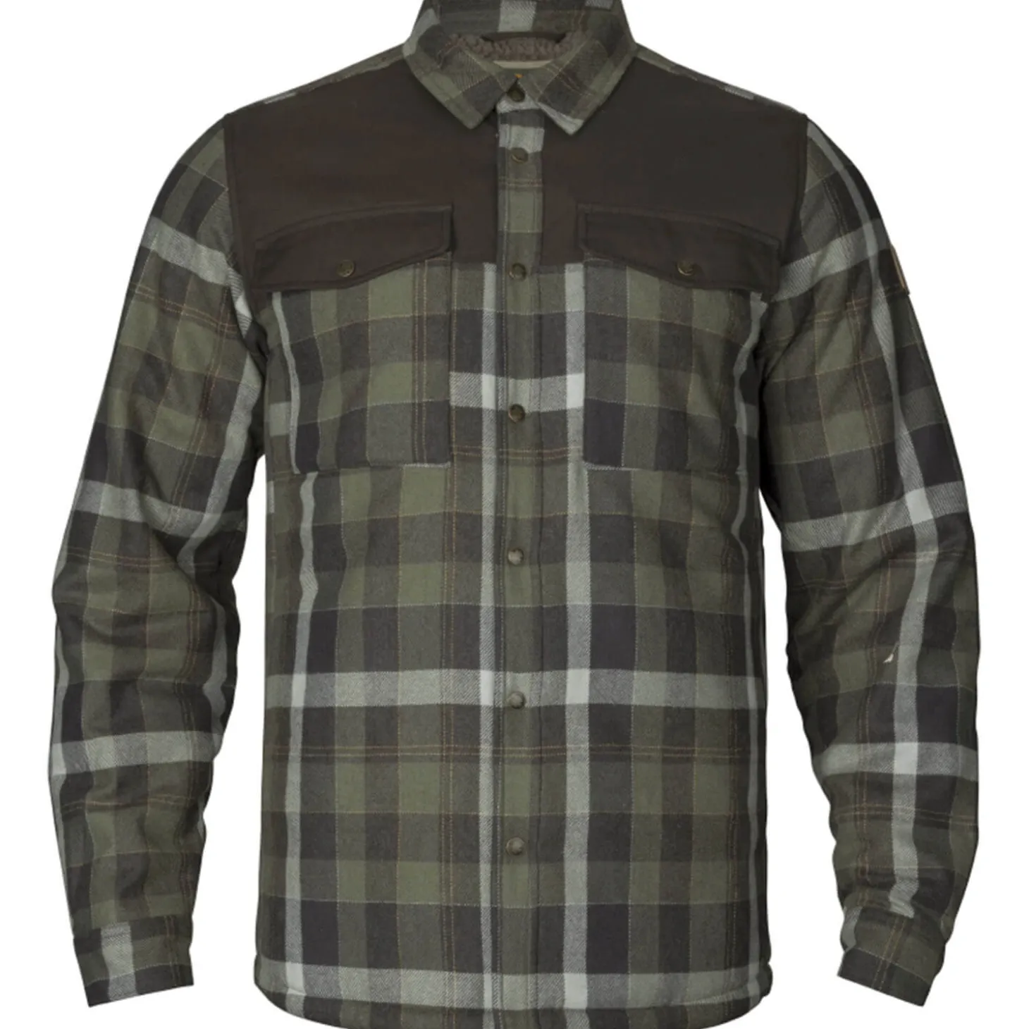 Härkila Hemdjacke Asmund Wool Insulated (Green/Phantom)