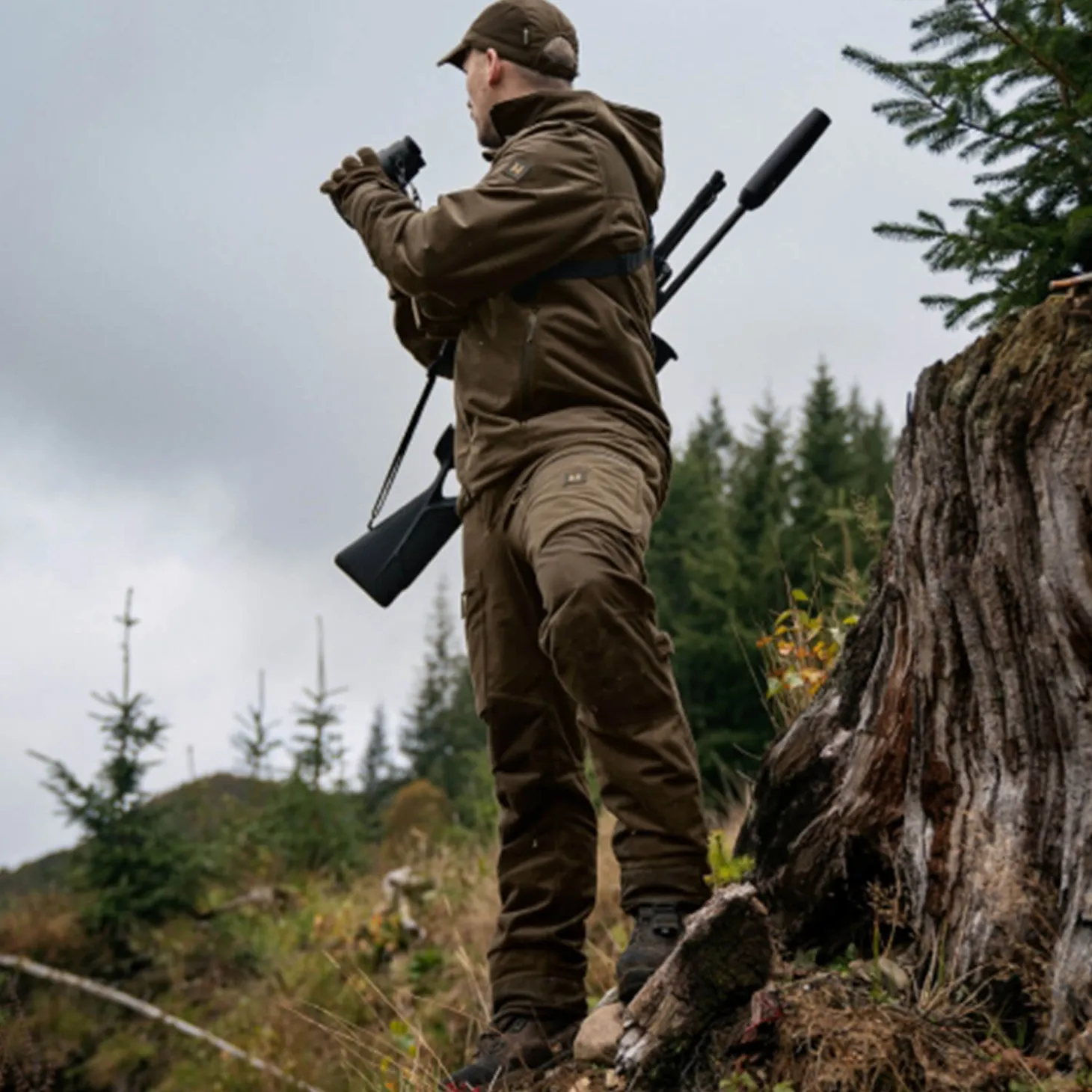 Härkila Hose Forest Hunter GTX (Green/Shadow Brown)