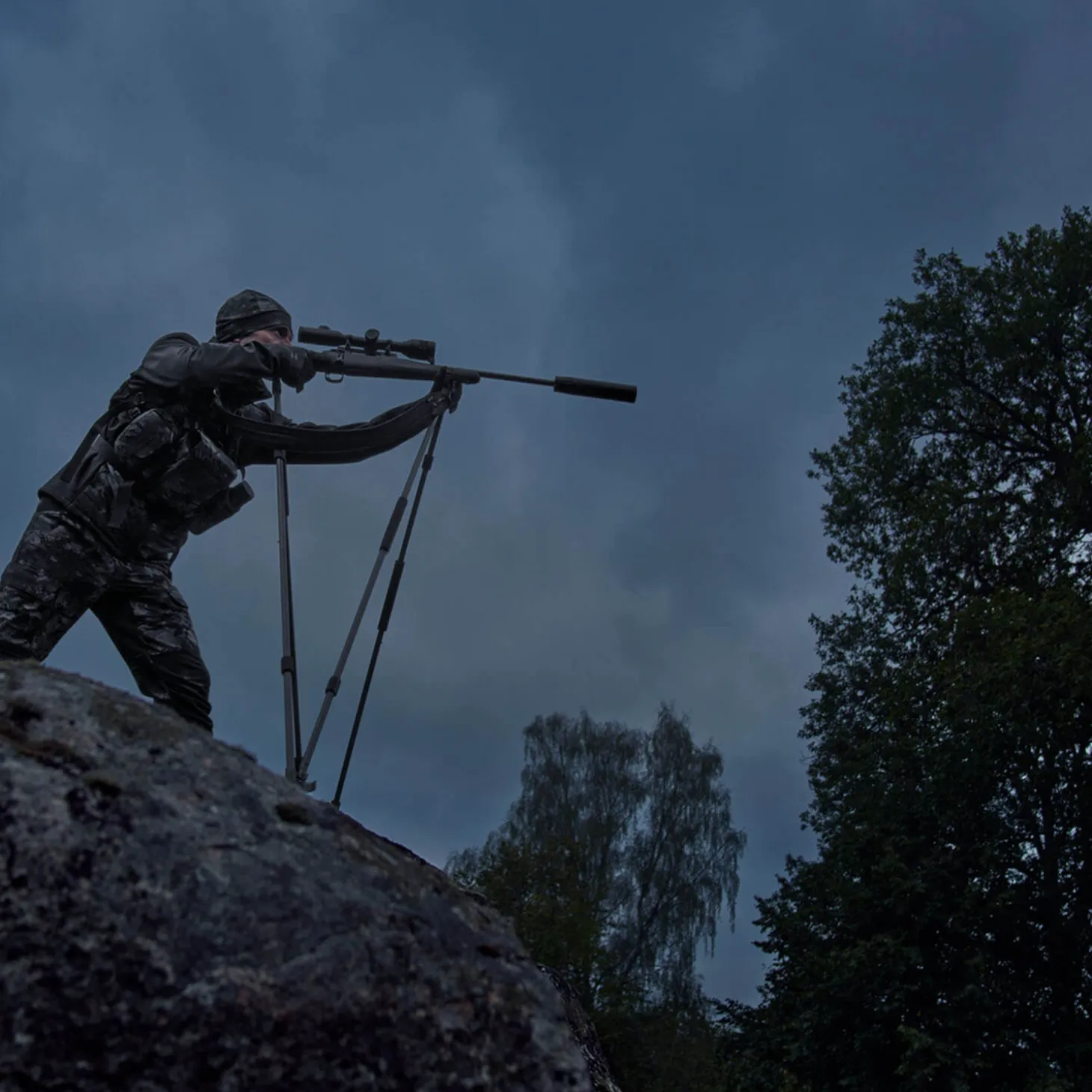 Härkila Hybridjacke Noctyx (AXIS MSP Black)
