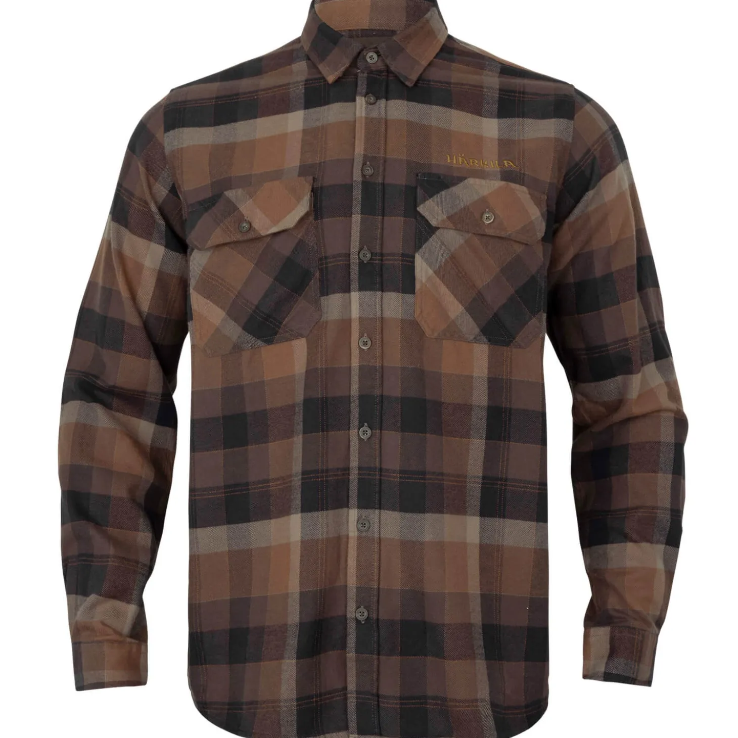 Härkila Jagdhemd Asmund (Rust Brown Check)