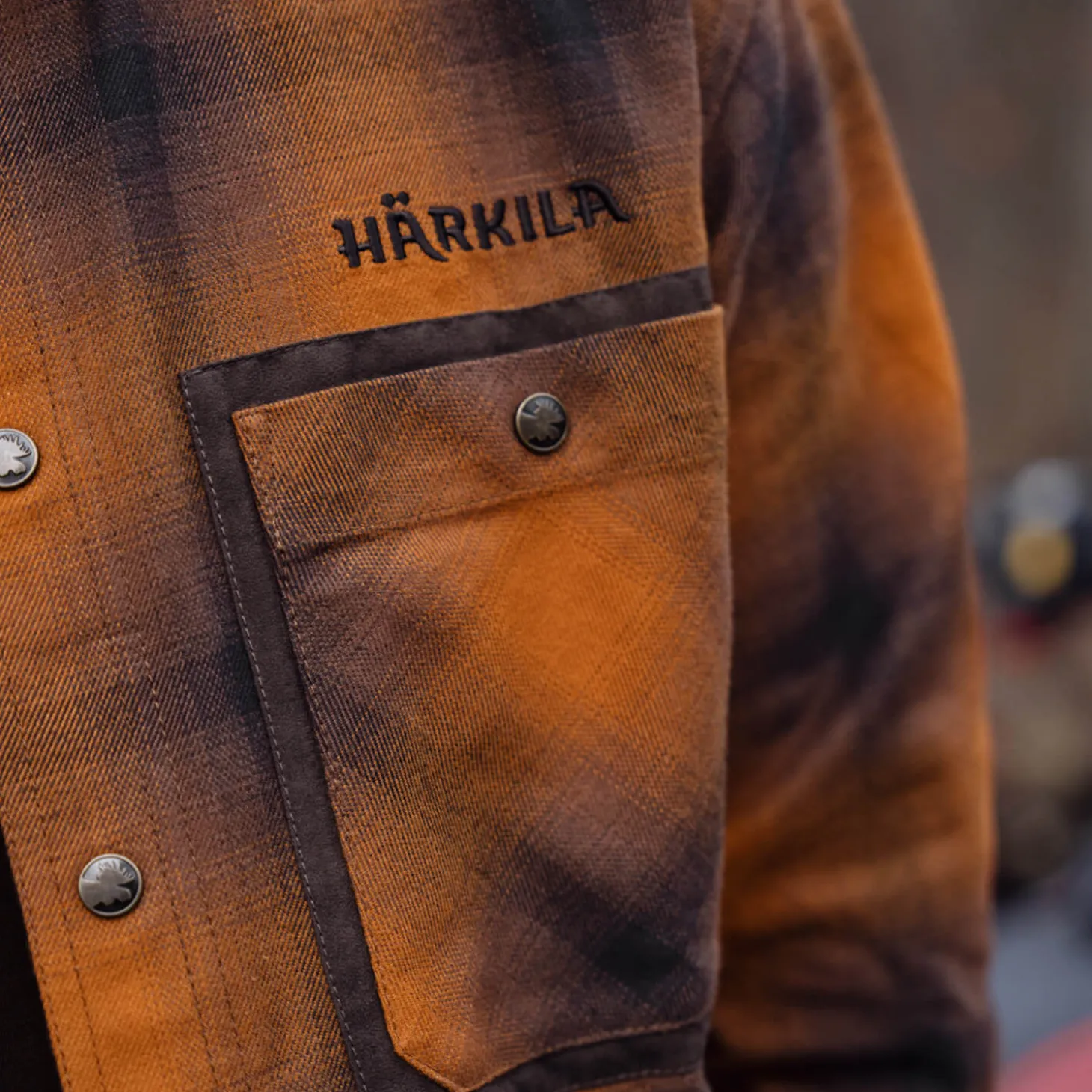 Härkila Jagdhemd Folke (Maple Check)