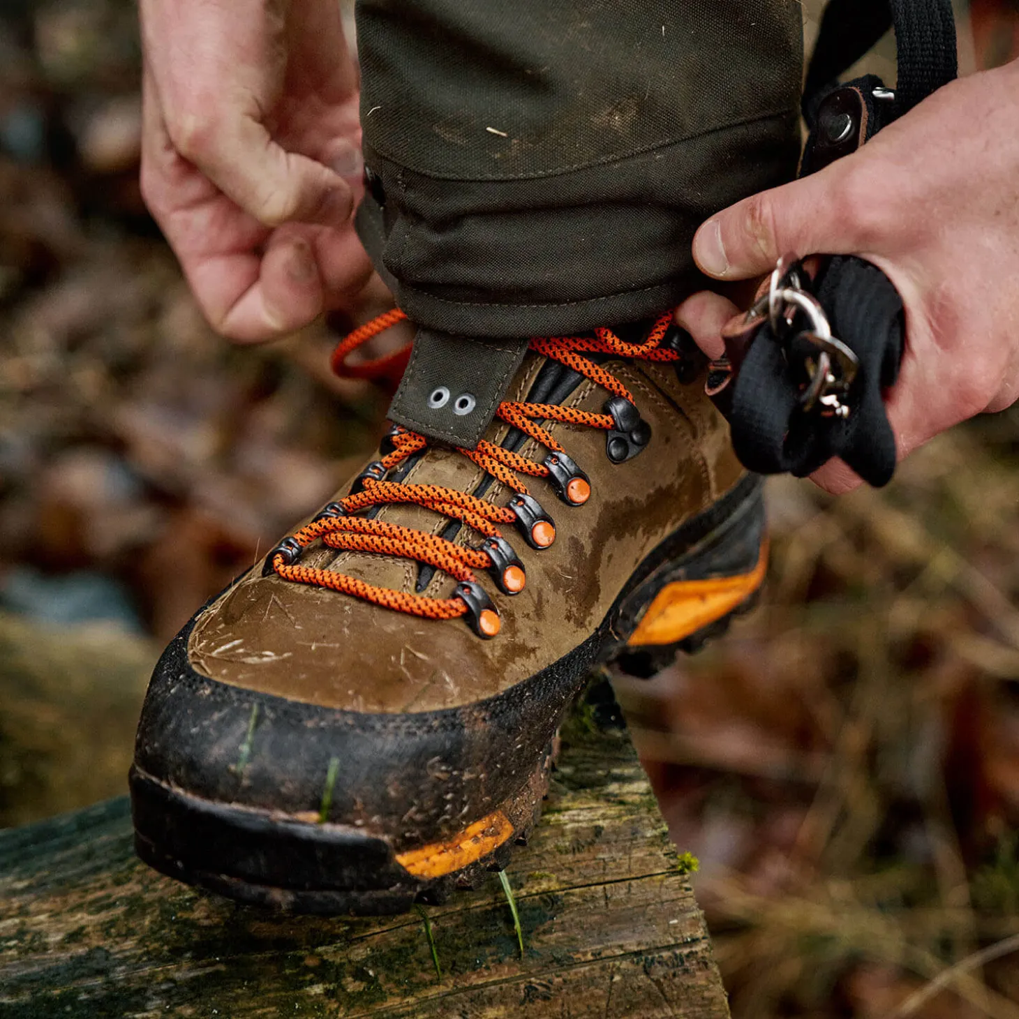 Härkila Jagdstiefel Saxnäs GTX (Mid Brown/Orange)