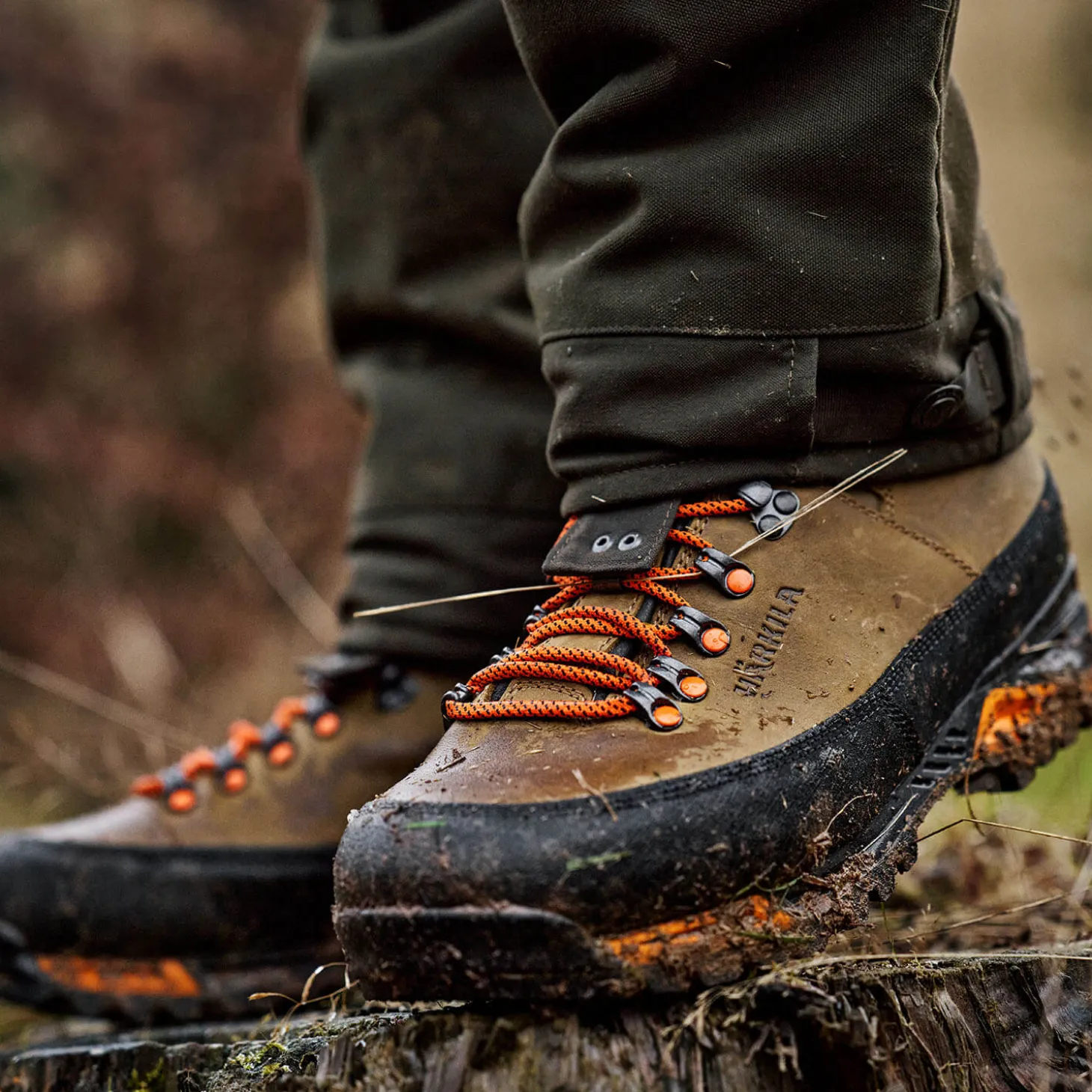 Härkila Jagdstiefel Saxnäs GTX (Mid Brown/Orange)