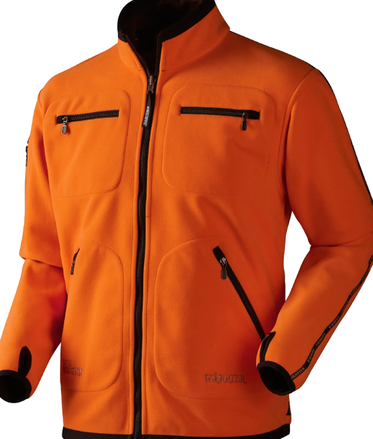 Härkila Kamko Fleecejacke Grün/orange