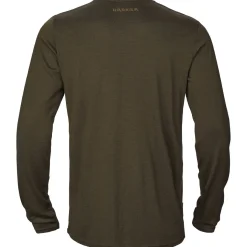 Härkila Langarmshirt Game (Willow Green Stag)