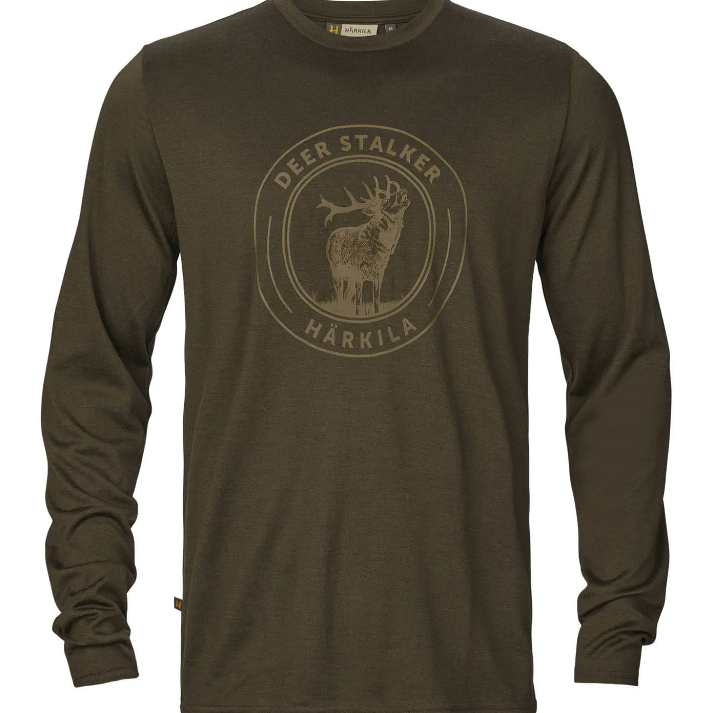 Härkila Langarmshirt Game (Willow Green Stag)