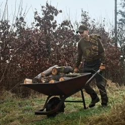 Härkila Langarmshirt Game (Willow Green Stag)