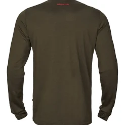 Härkila Langarmshirt Game (Willow Green Moose)