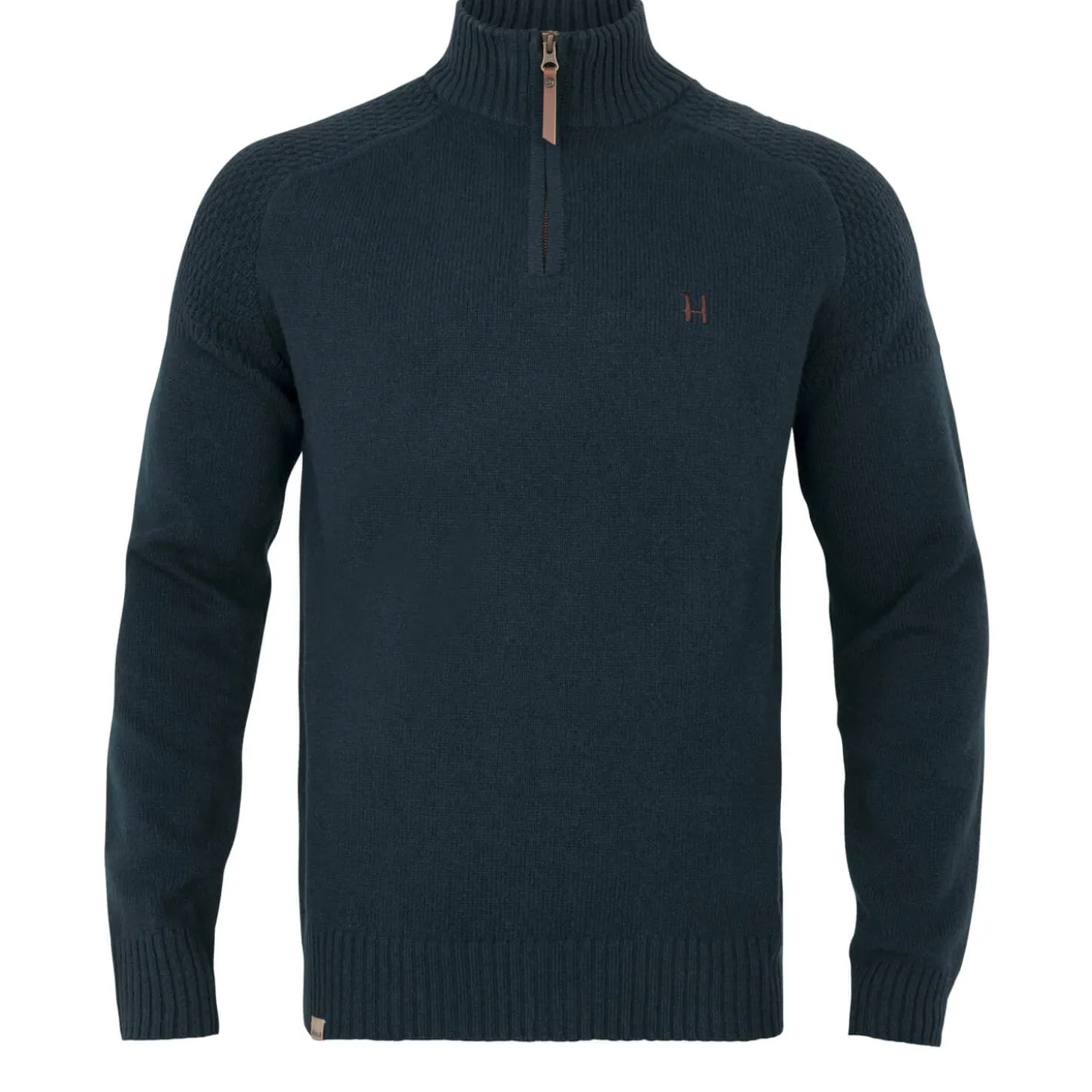 Härkila Strickpullover Half-Zip Vincent Merino (Dark Navy)