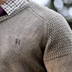 Härkila Strickpullover Vincent Merino (Dark Sand)