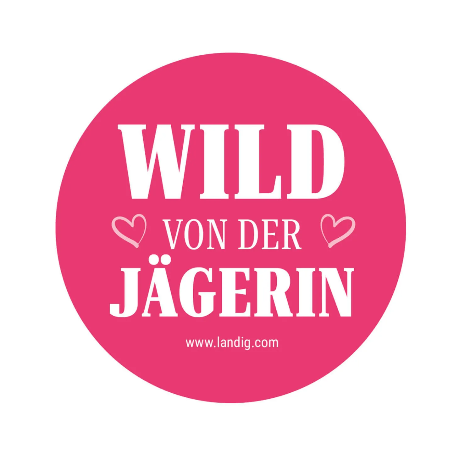 Landig Jagdetiketten "Wild von der Jägerin"
