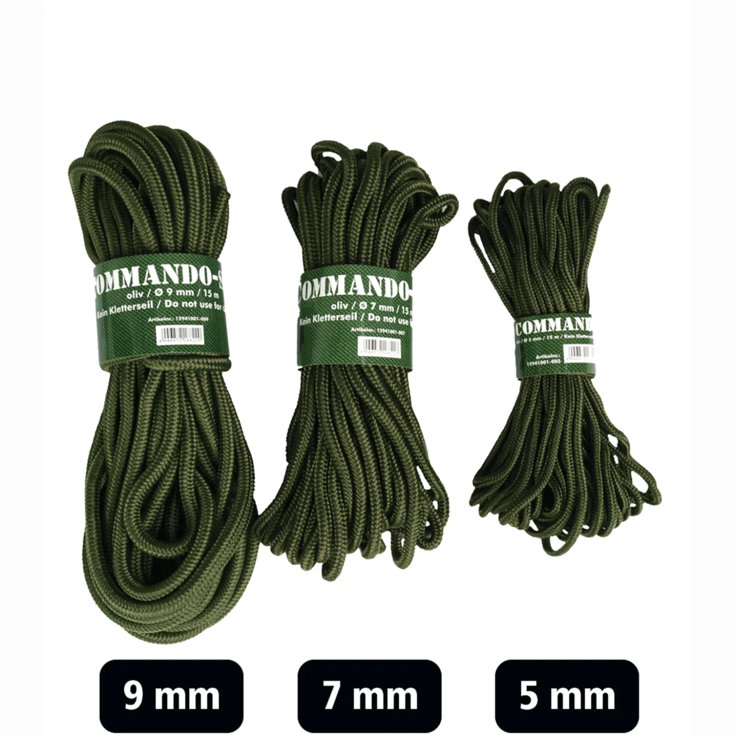 Mil-Tec Paracord Commando Seil (Oliv)