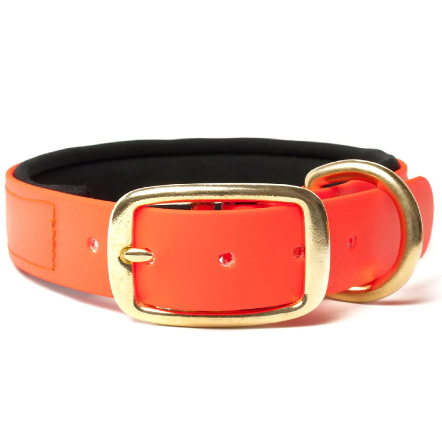Mystique BioThane Halsung Neopren Deluxe (orange)